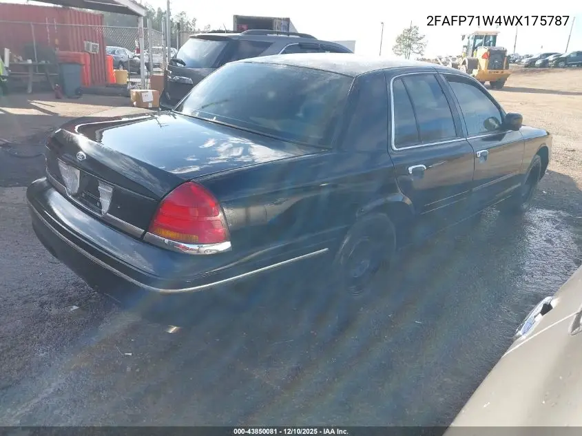 2FAFP71W4WX175787 1998 Ford Crown Victoria Police Interceptor