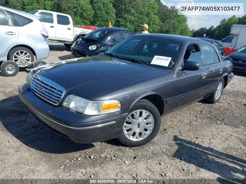 2FAFP74W05X103477 2005 Ford Crown Victoria Lx/Lx Sport