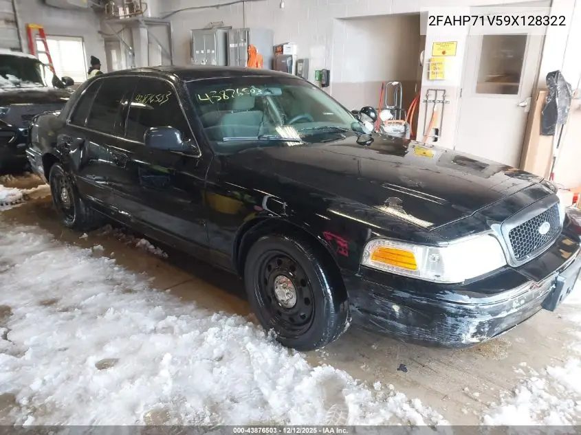 2FAHP71V59X128322 2009 Ford Crown Victoria Police/Police Interceptor
