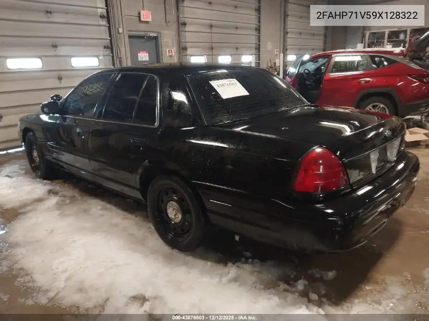 2FAHP71V59X128322 2009 Ford Crown Victoria Police/Police Interceptor