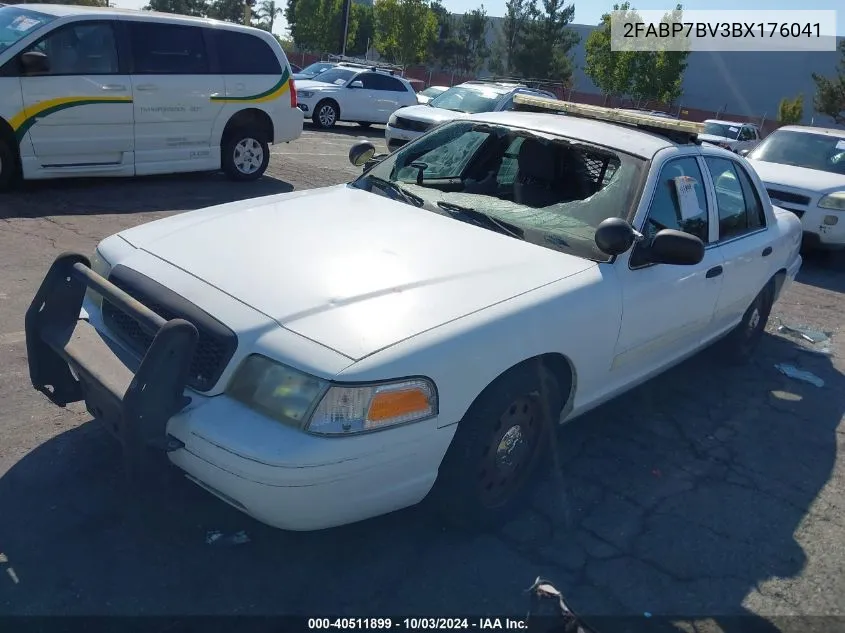 2FABP7BV3BX176041 2011 Ford Crown Victoria Police Interceptor