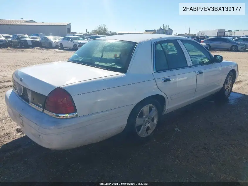 2FABP7EV3BX139177 2011 Ford Crown Victoria Lx