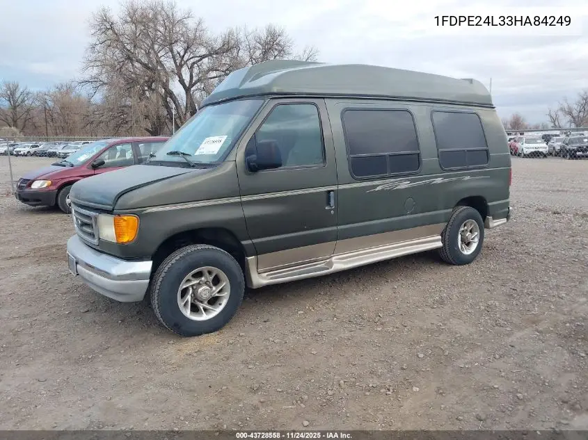 1FDPE24L33HA84249 2003 Ford E-250 Recreational