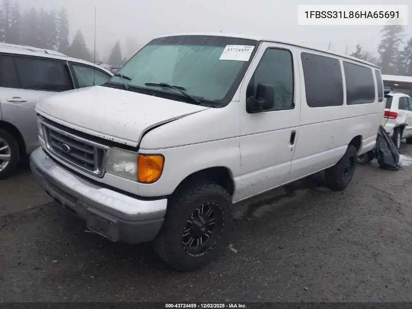1FBSS31L86HA65691 2006 Ford E-350 Super Duty Xl/Xlt