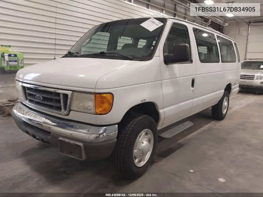 1FBSS31L67DB34905 2007 Ford E-350 Super Duty Xl/Xlt