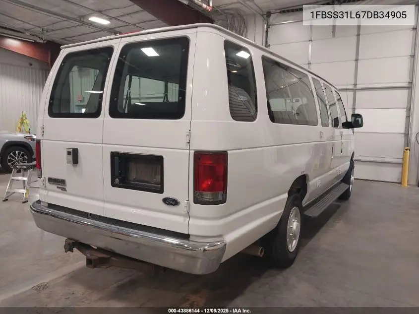 1FBSS31L67DB34905 2007 Ford E-350 Super Duty Xl/Xlt