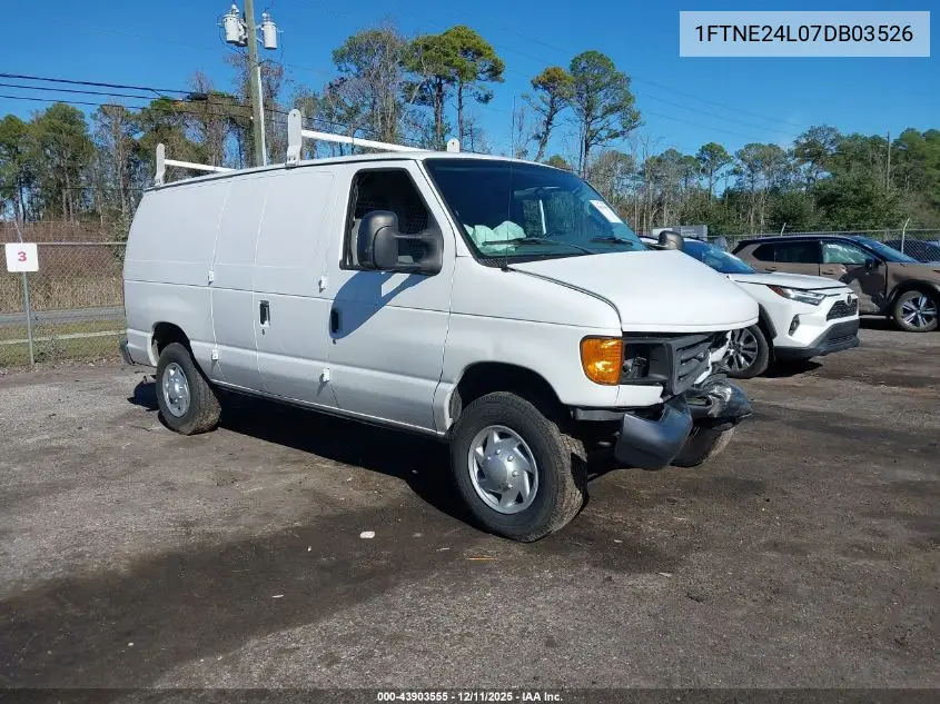 1FTNE24L07DB03526 2007 Ford E-250 Commercial/Recreational
