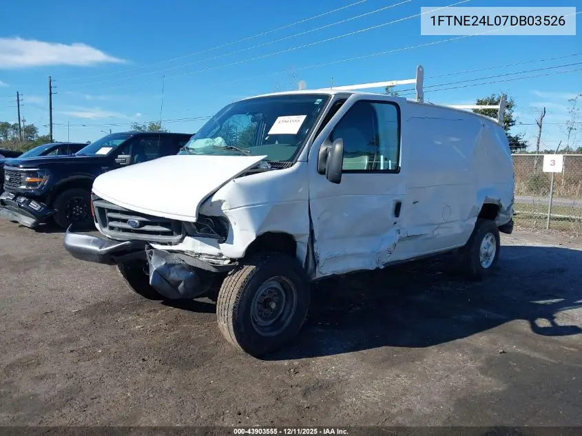 1FTNE24L07DB03526 2007 Ford E-250 Commercial/Recreational