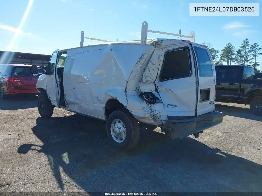 1FTNE24L07DB03526 2007 Ford E-250 Commercial/Recreational