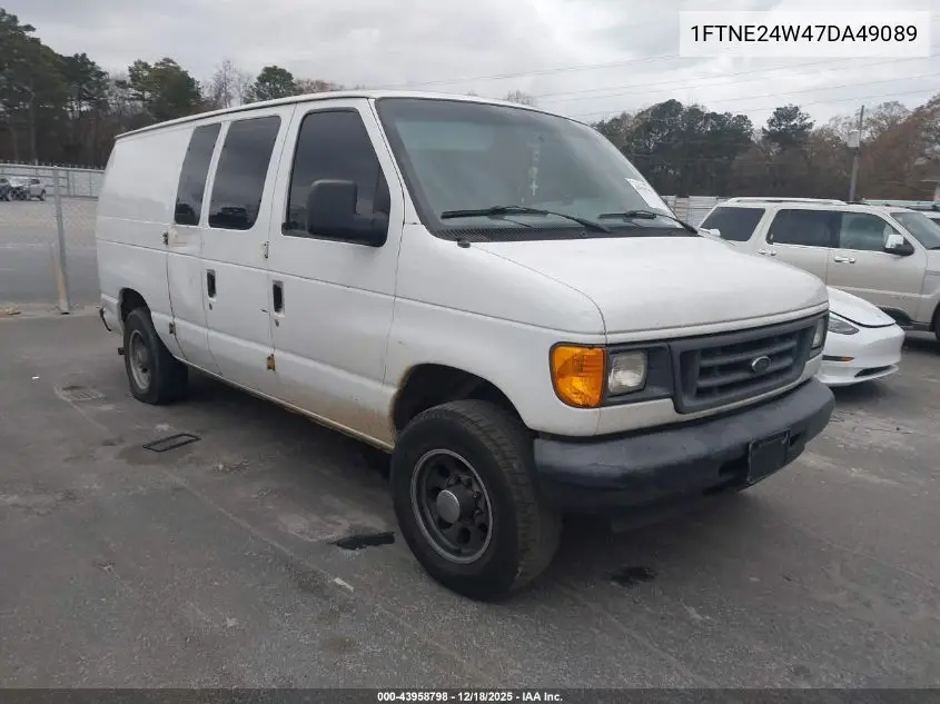 1FTNE24W47DA49089 2007 Ford E-250 Commercial/Recreational