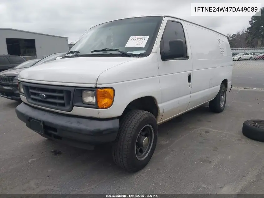 1FTNE24W47DA49089 2007 Ford E-250 Commercial/Recreational