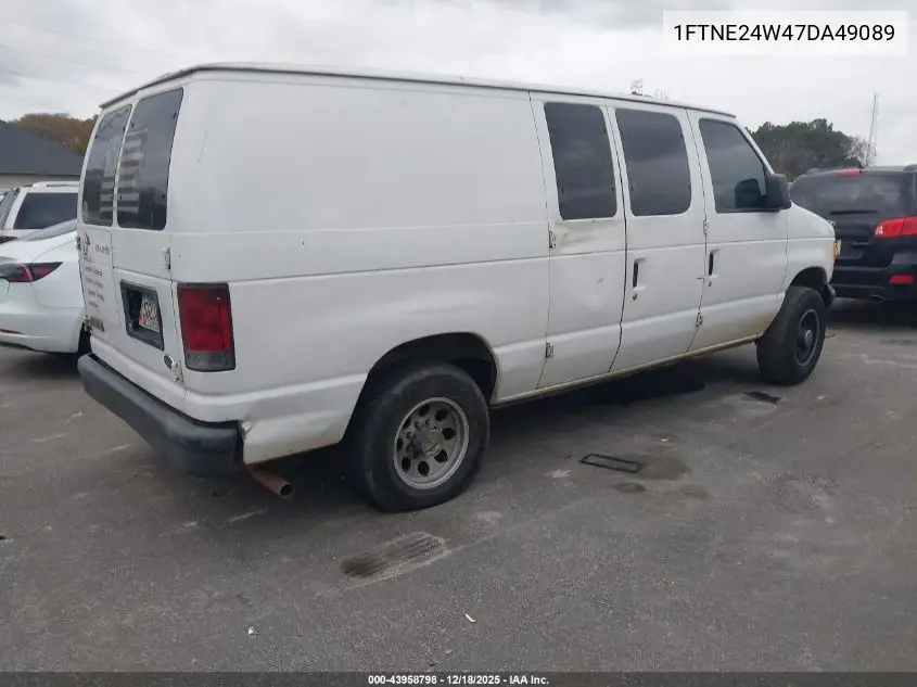 1FTNE24W47DA49089 2007 Ford E-250 Commercial/Recreational