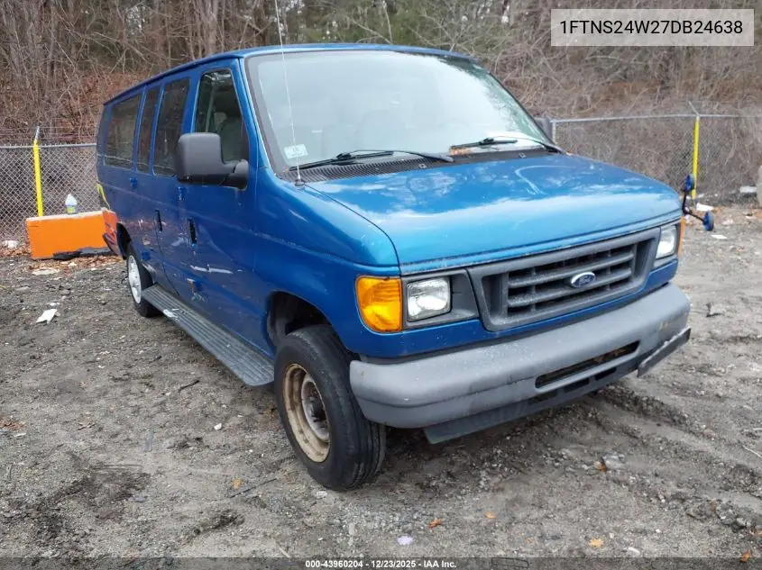 1FTNS24W27DB24638 2007 Ford E-250 Commercial/Recreational