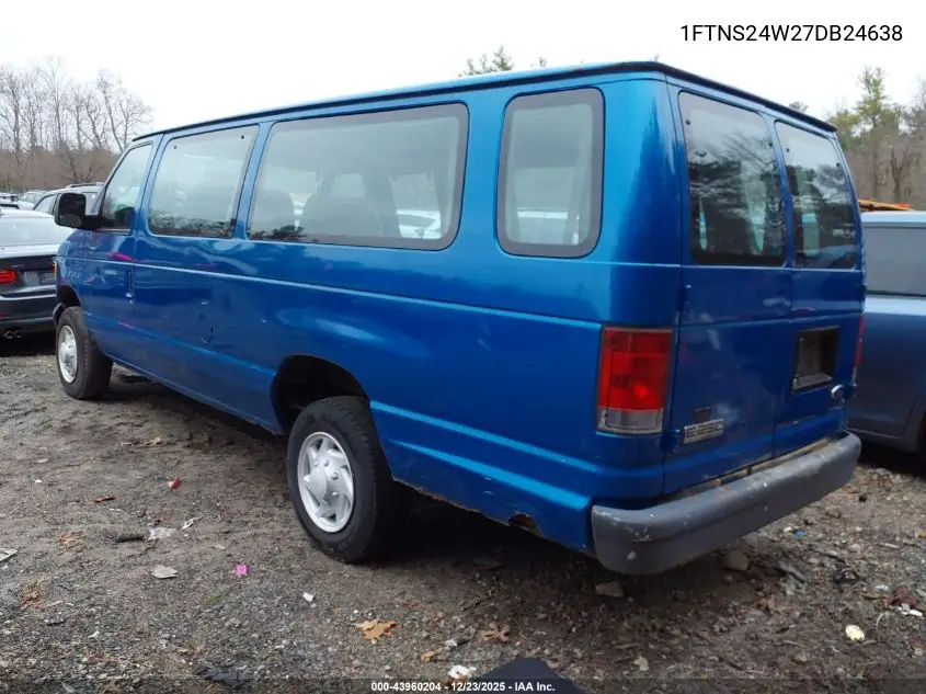 1FTNS24W27DB24638 2007 Ford E-250 Commercial/Recreational