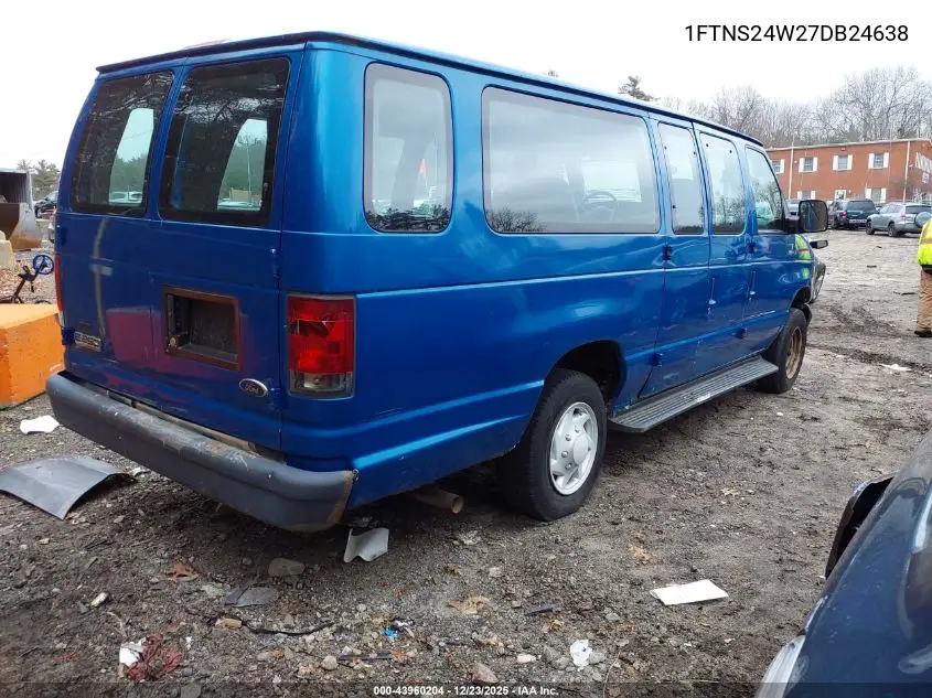 1FTNS24W27DB24638 2007 Ford E-250 Commercial/Recreational