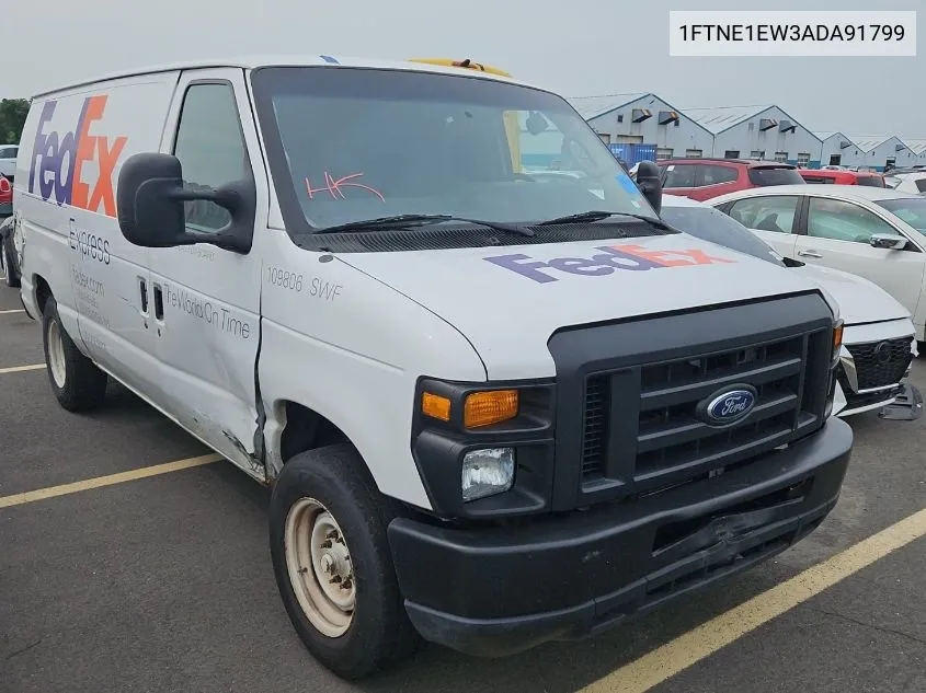 2010 Ford Econoline E150 Van VIN: 1FTNE1EW3ADA91799 Lot: 40303720