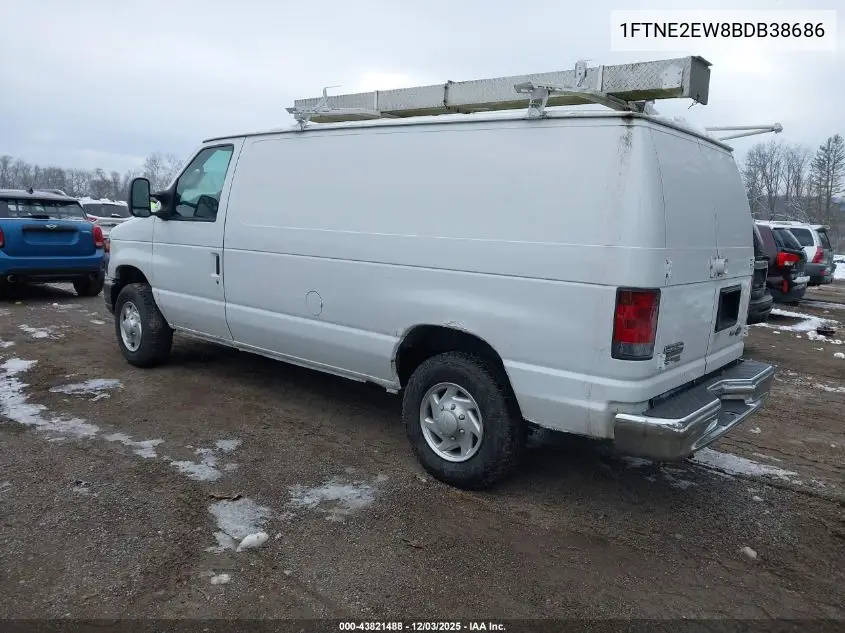 1FTNE2EW8BDB38686 2011 Ford E-250 Commercial