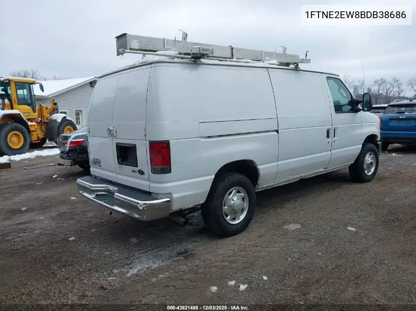 1FTNE2EW8BDB38686 2011 Ford E-250 Commercial