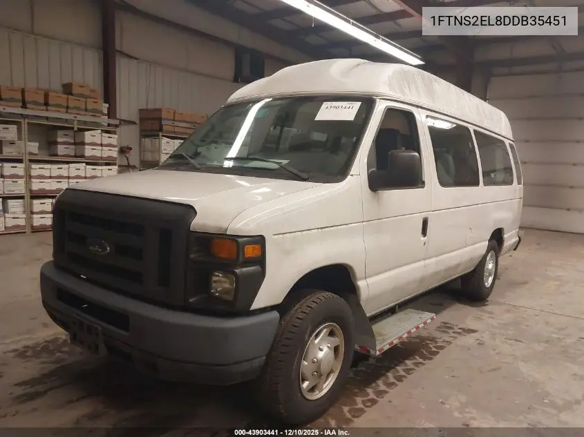 1FTNS2EL8DDB35451 2013 Ford E-250 Commercial