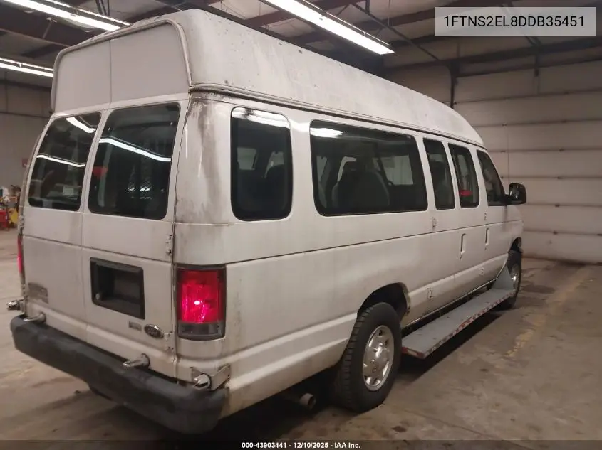 1FTNS2EL8DDB35451 2013 Ford E-250 Commercial