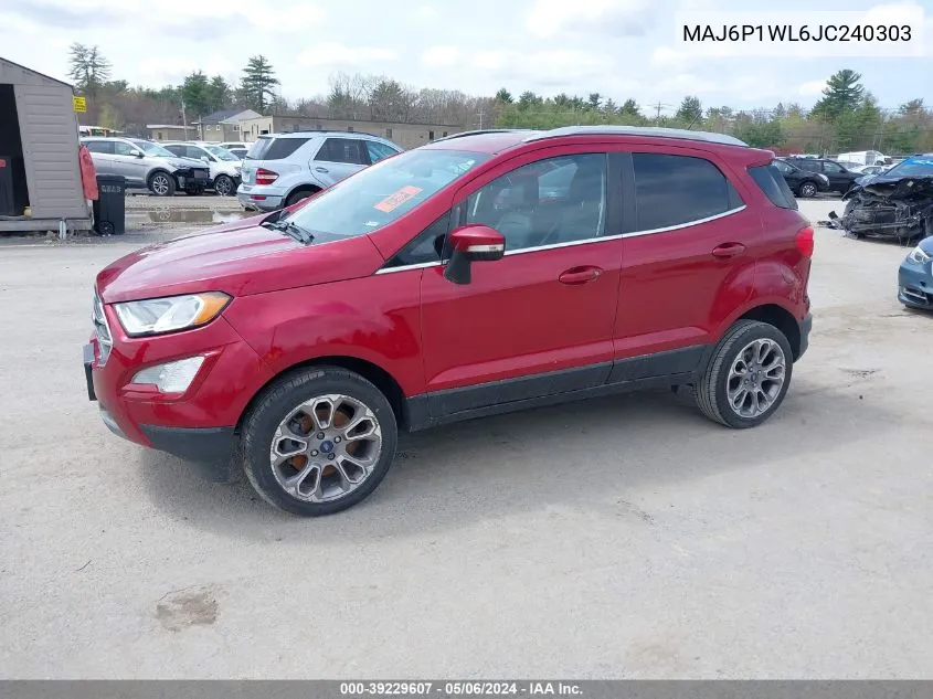 MAJ6P1WL6JC240303 2018 Ford Ecosport Titanium