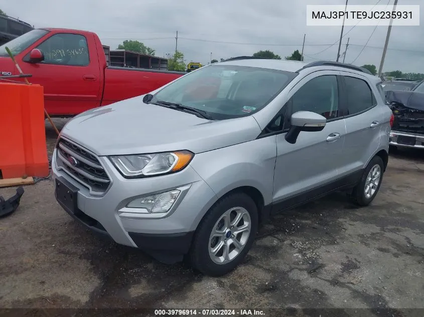 MAJ3P1TE9JC235931 2018 Ford Ecosport Se