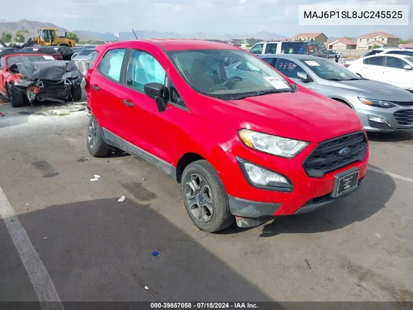 MAJ6P1SL8JC245525 2018 Ford Ecosport S