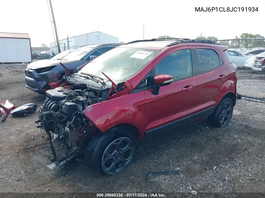 MAJ6P1CL8JC191934 2018 Ford Ecosport Ses