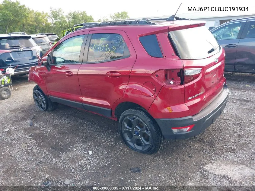 MAJ6P1CL8JC191934 2018 Ford Ecosport Ses