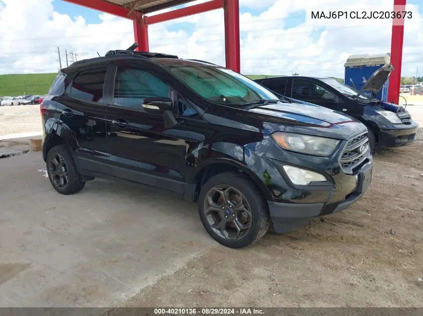 MAJ6P1CL2JC203673 2018 Ford Ecosport Ses