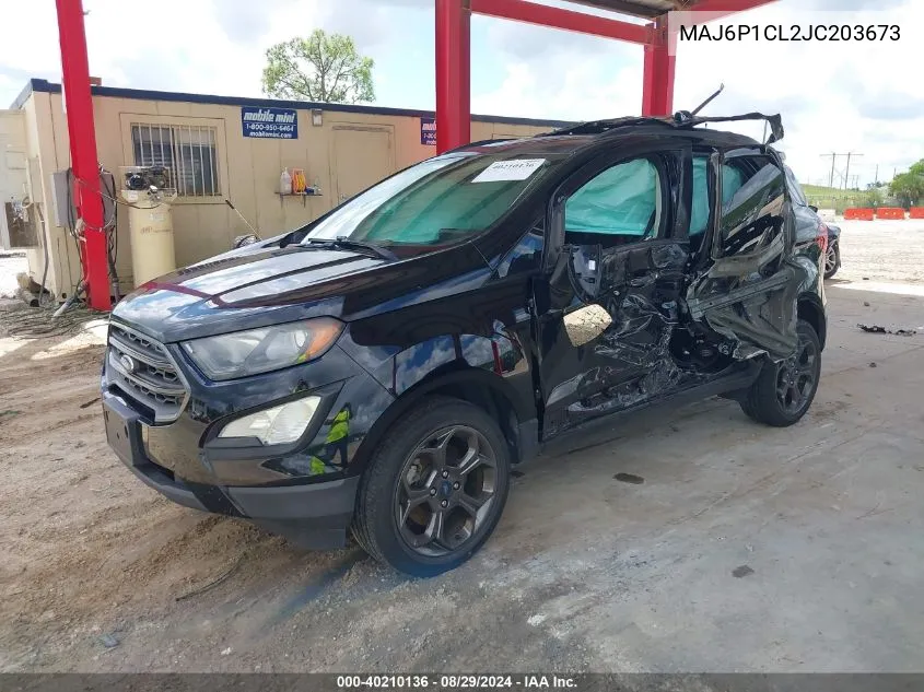 MAJ6P1CL2JC203673 2018 Ford Ecosport Ses