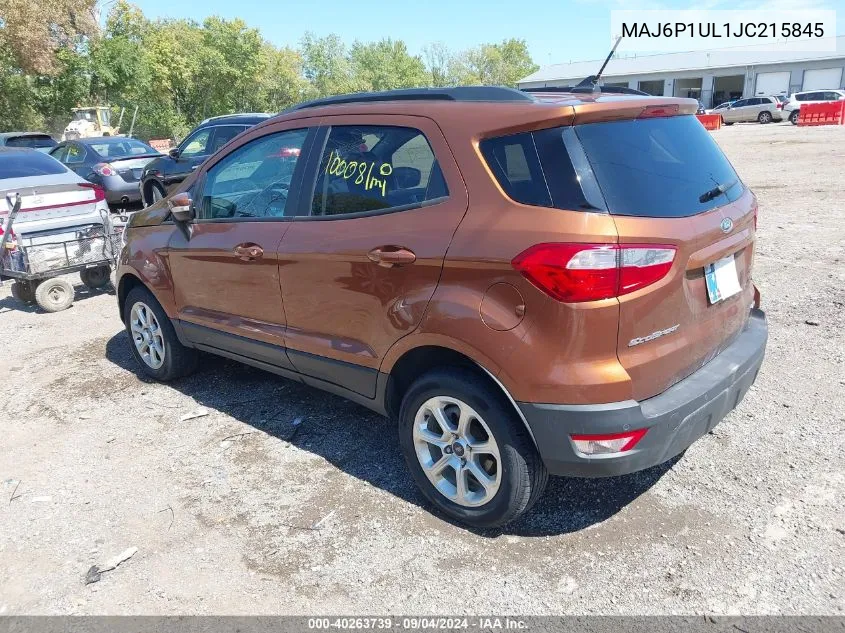 MAJ6P1UL1JC215845 2018 Ford Ecosport Se