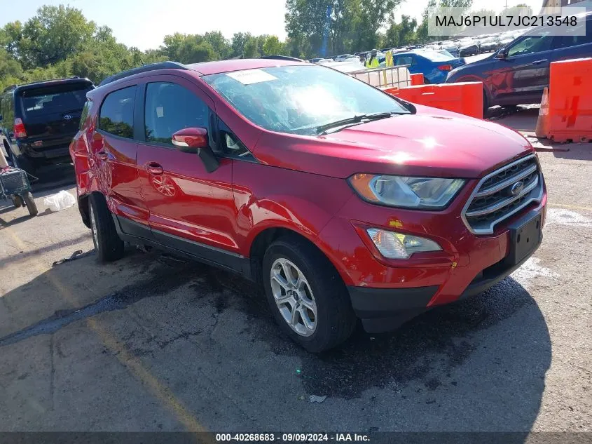 MAJ6P1UL7JC213548 2018 Ford Ecosport Se