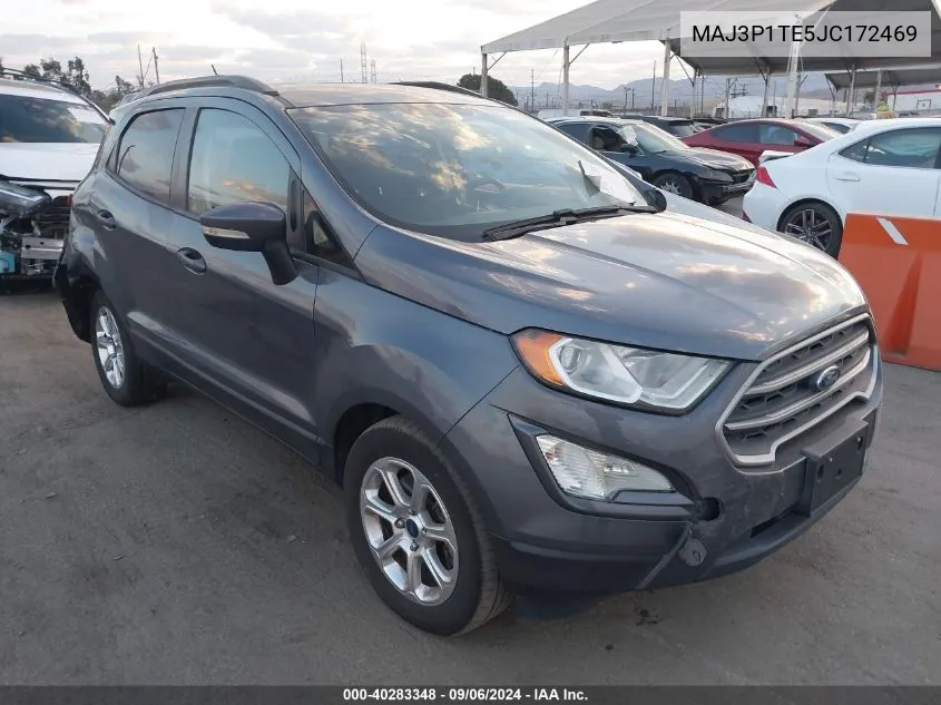 MAJ3P1TE5JC172469 2018 Ford Ecosport Se