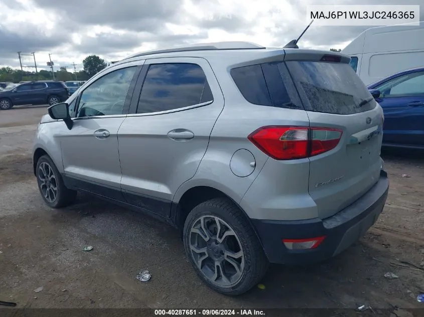 MAJ6P1WL3JC246365 2018 Ford Ecosport Titanium