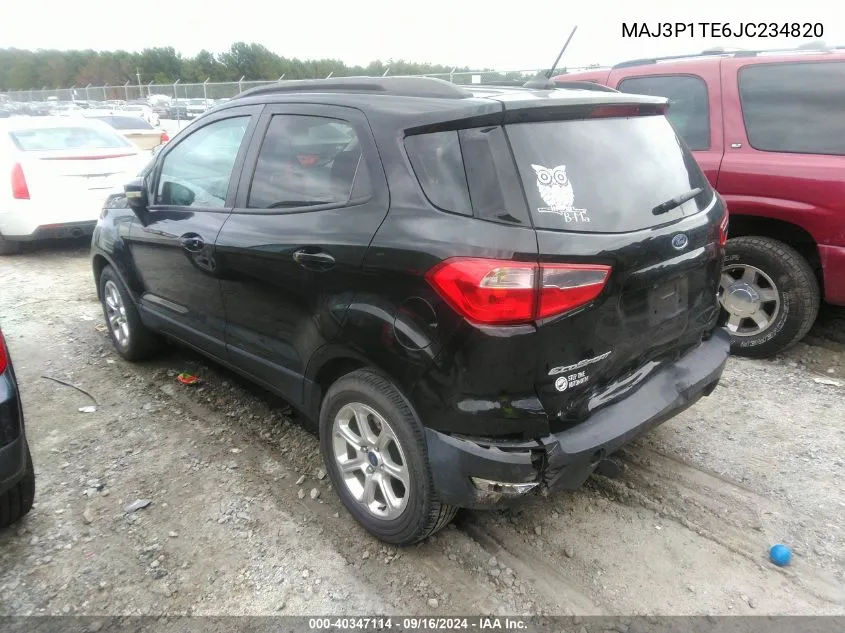 MAJ3P1TE6JC234820 2018 Ford Ecosport Se