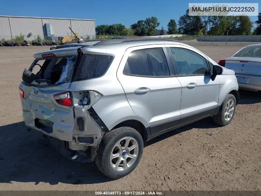 MAJ6P1UL8JC222520 2018 Ford Ecosport Se