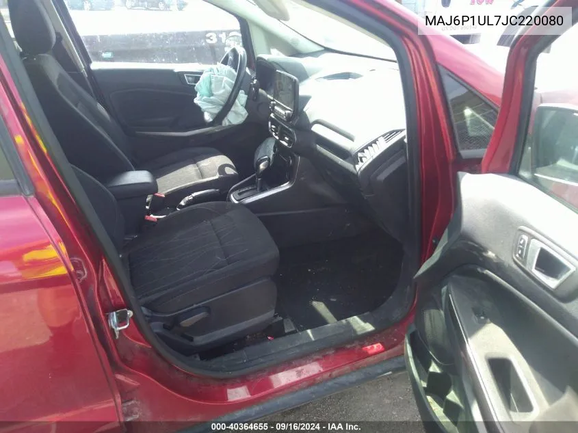 MAJ6P1UL7JC220080 2018 Ford Ecosport Se