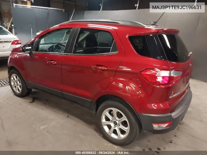 MAJ3P1TE9JC196631 2018 Ford Ecosport Se