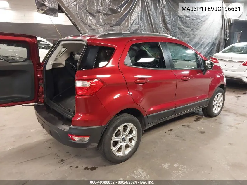 MAJ3P1TE9JC196631 2018 Ford Ecosport Se