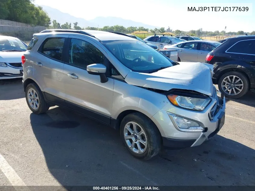 MAJ3P1TE7JC177639 2018 Ford Ecosport Se