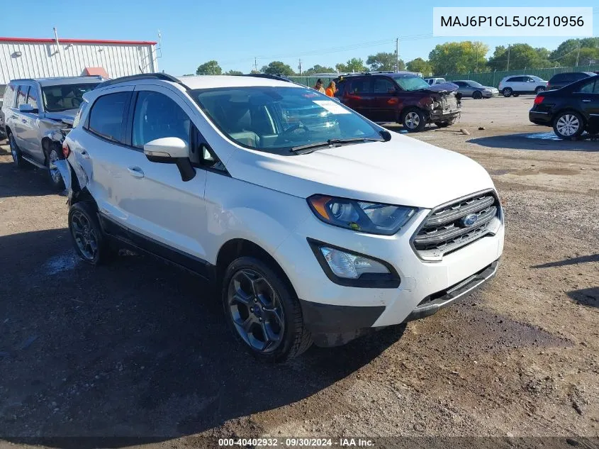 MAJ6P1CL5JC210956 2018 Ford Ecosport Ses