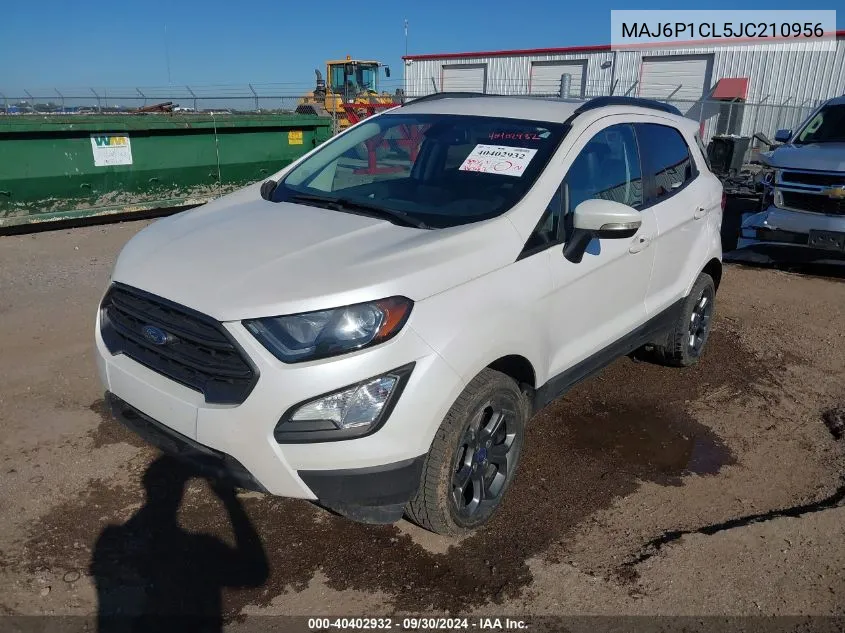 MAJ6P1CL5JC210956 2018 Ford Ecosport Ses