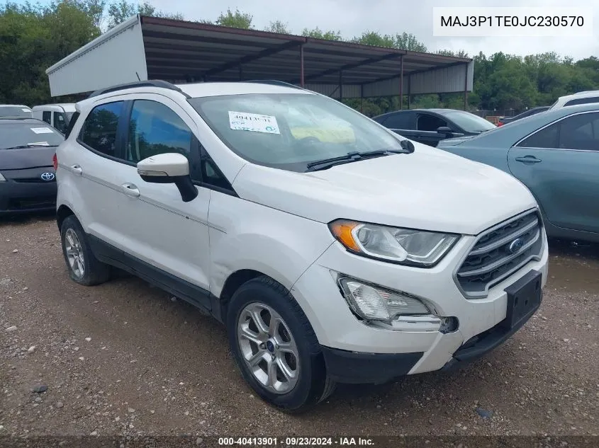 MAJ3P1TE0JC230570 2018 Ford Ecosport Se