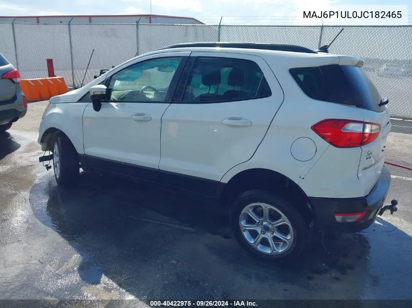 MAJ6P1UL0JC182465 2018 Ford Ecosport Se