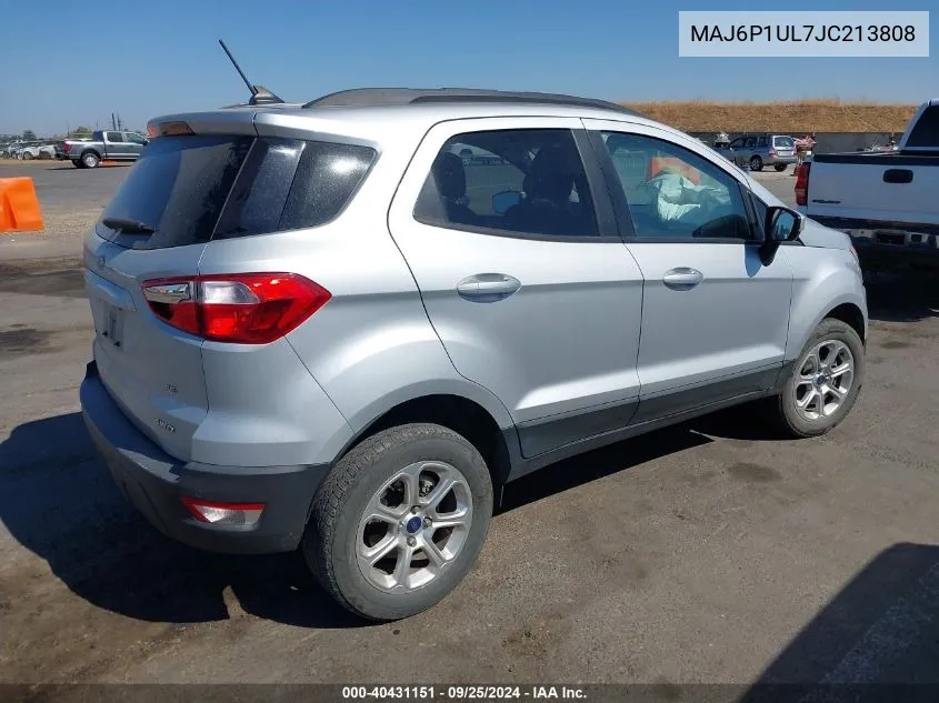 MAJ6P1UL7JC213808 2018 Ford Ecosport Se