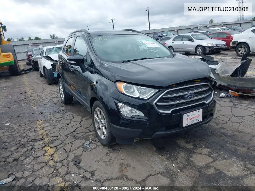 MAJ3P1TE8JC210308 2018 Ford Ecosport Se