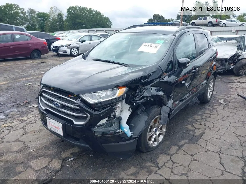 MAJ3P1TE8JC210308 2018 Ford Ecosport Se