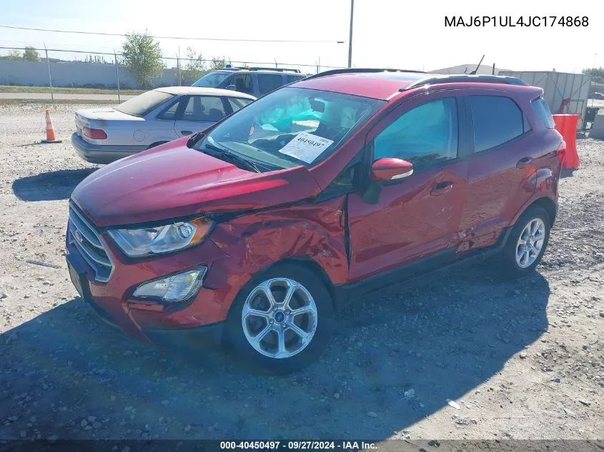 MAJ6P1UL4JC174868 2018 Ford Ecosport Se