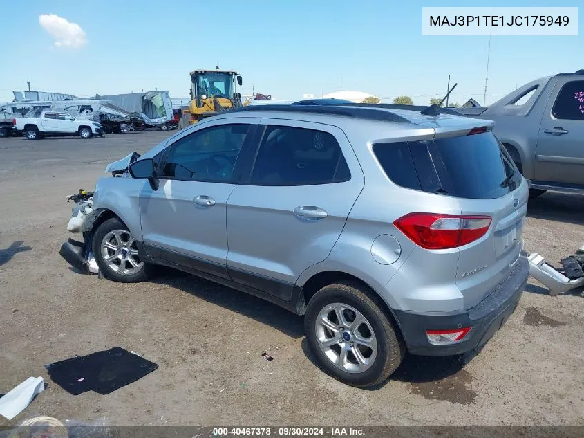 MAJ3P1TE1JC175949 2018 Ford Ecosport Se